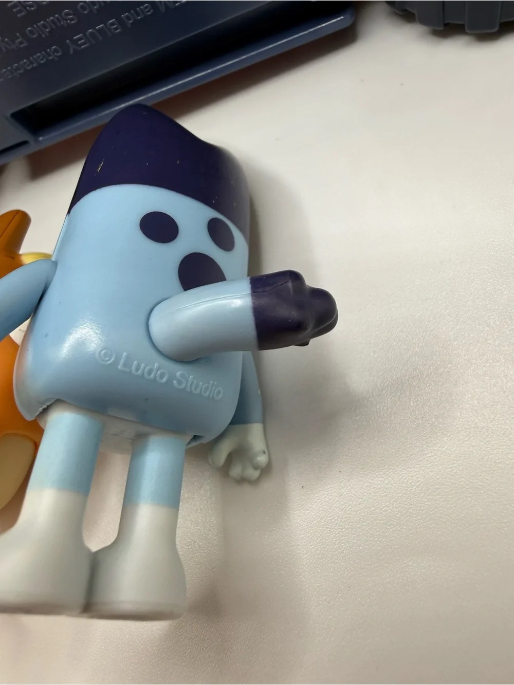 Disney Bluey fire truck playset toy with bingo bluey figure